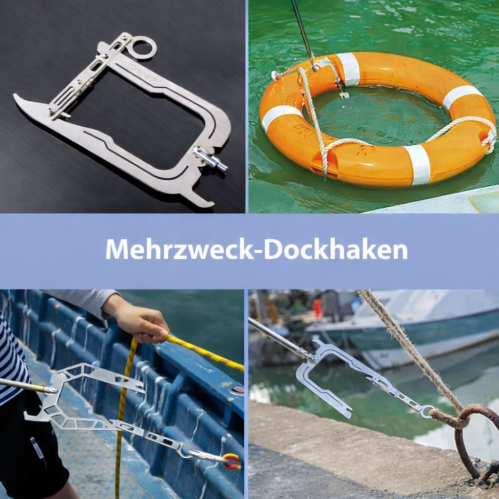 Stainless Steel Telescopic Dock Hook for Boats