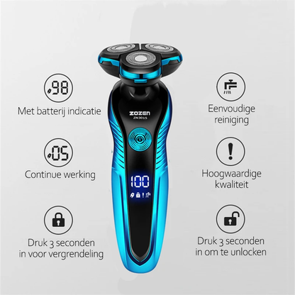 Electric 3-Head Rotary Shaver USB