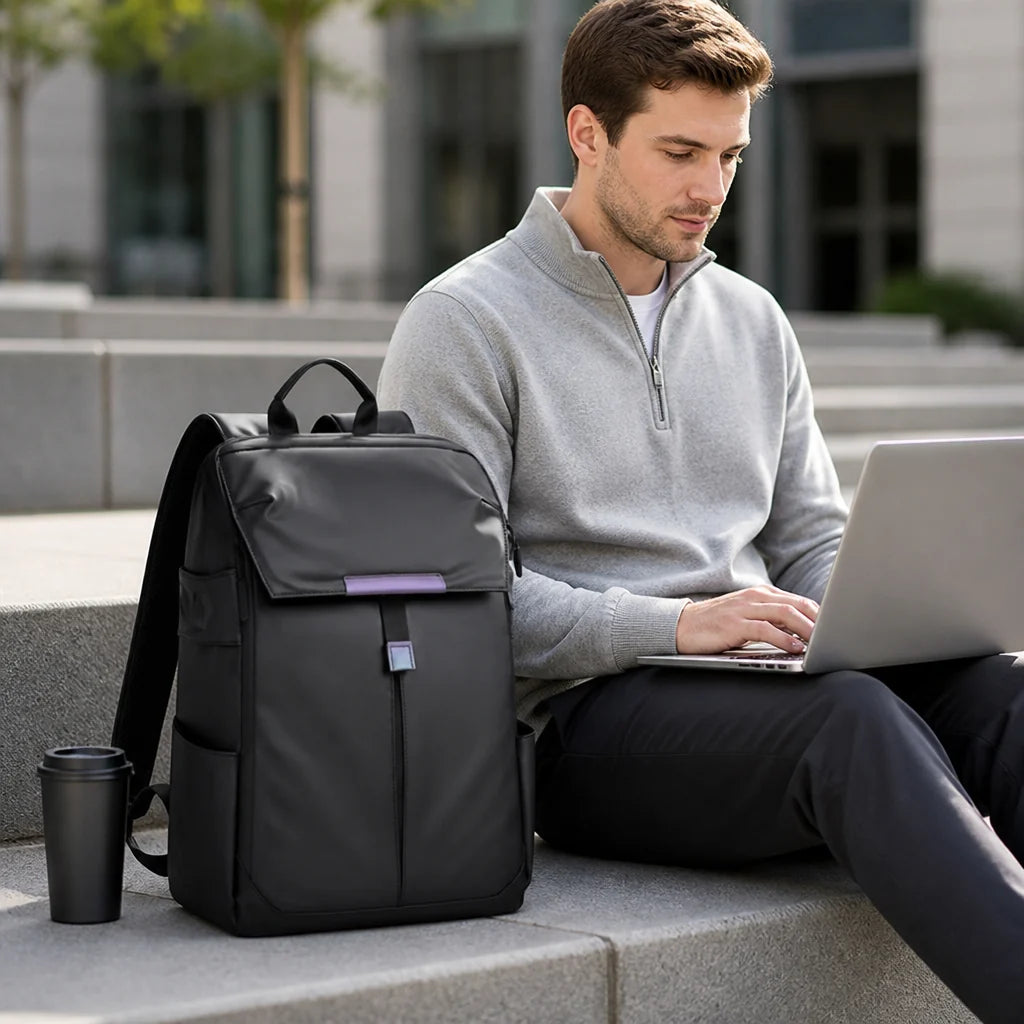 Waterproof Ergonomic Padded Laptop Backpack (Fits 15 Inch/38 cm)