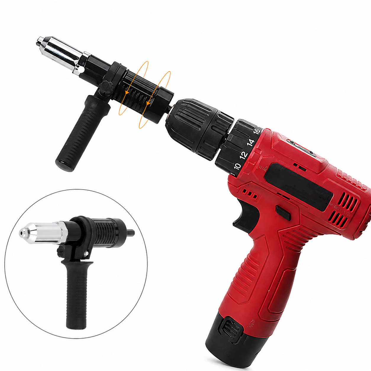 Rivet Tool Adapter for Cordless Drill – SpeedRivet