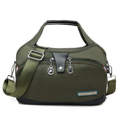 Nylon Crossbody Bag with Anti-Theft Protection