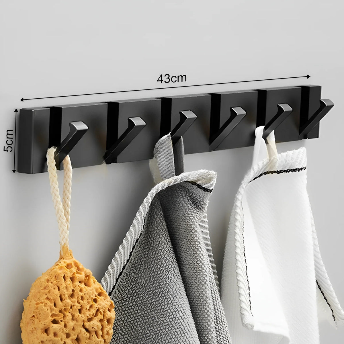 Foldable Wall Hook Self-Adhesive No Drilling Needed