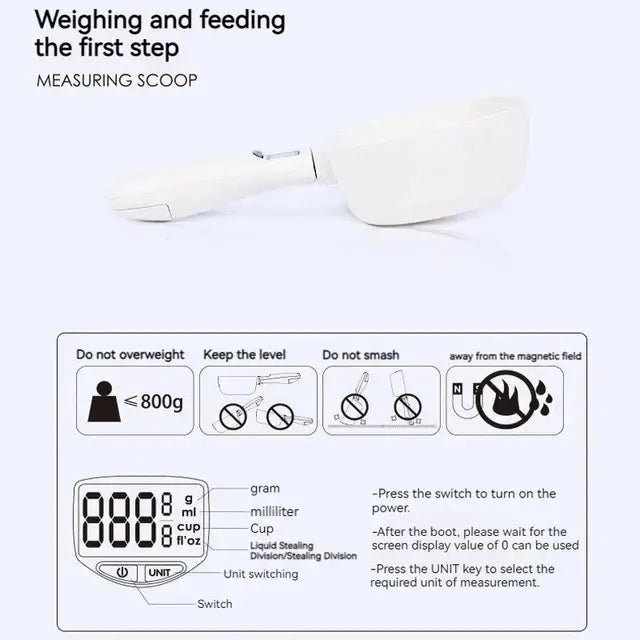 Digital Measuring Spoon with Scale 800g