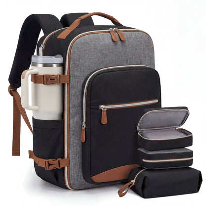 CompassGear 40L Cabin Backpack with Suitcase Opening