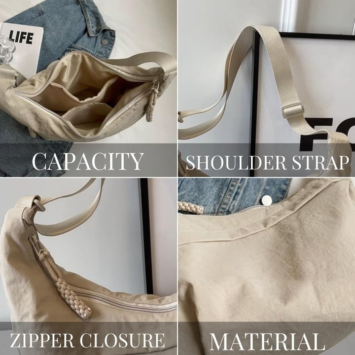 Women's Nylon Crossbody Shoulder Bag