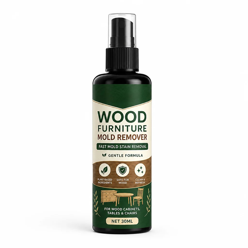 Fast-acting, wood-safe mold removal spray