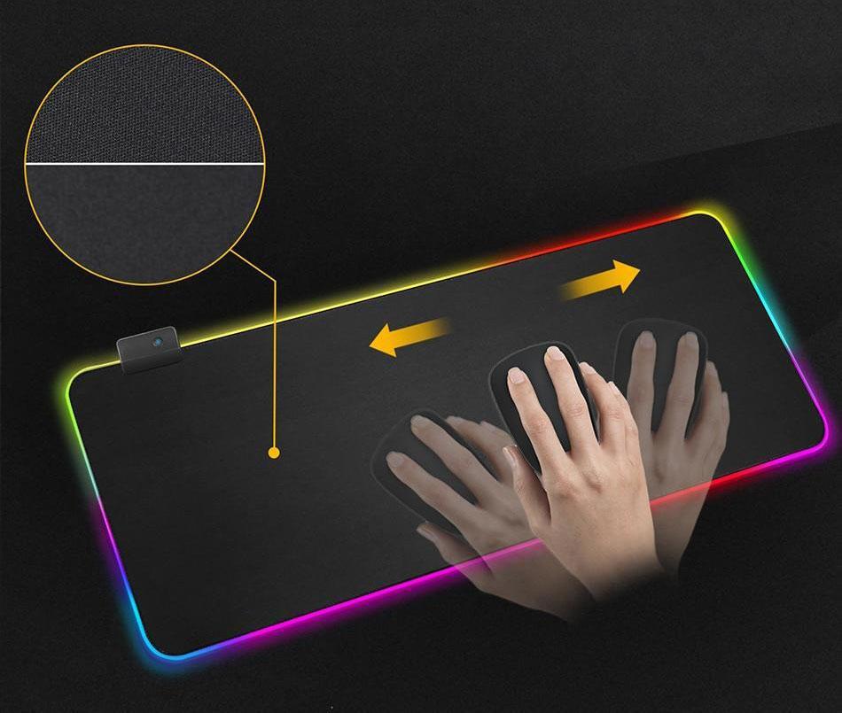 RGB Mousepad with 13 Lighting Modes