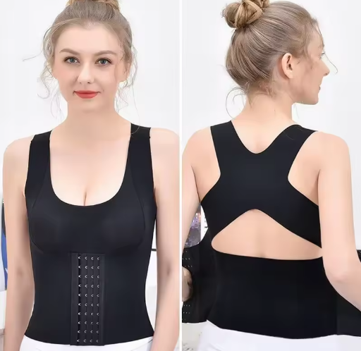 WaistSculpt Push-up Bra with Support Design