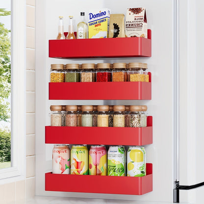 Magnetic Storage Shelf 4-Piece Set