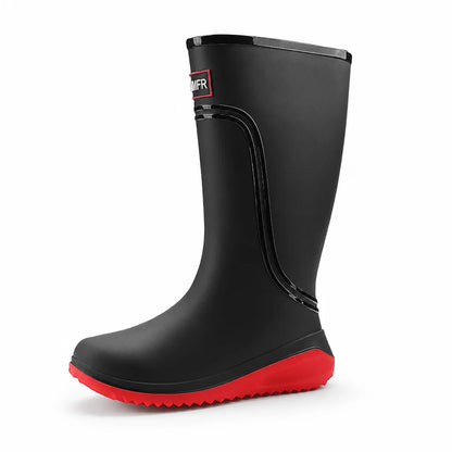 Waterproof and Non-Slip High-Top Rain Boots