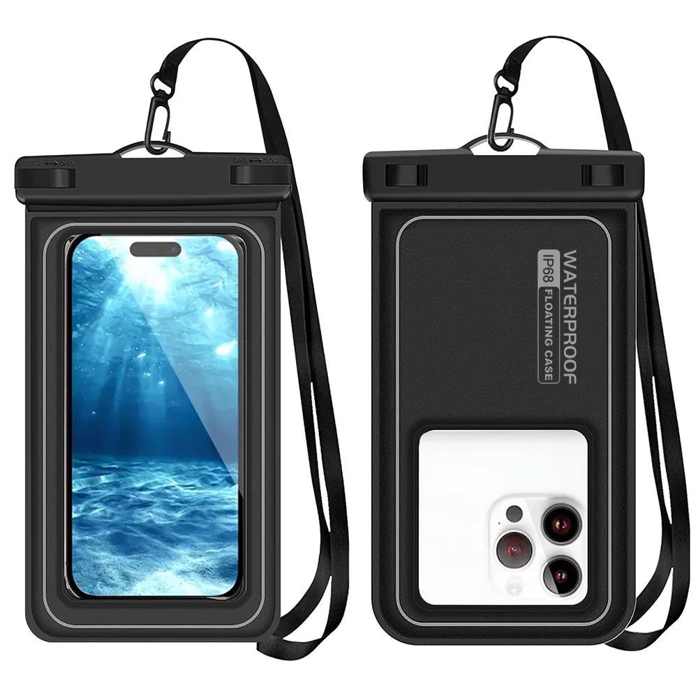 Water-Resistant Smartphone Case with Shoulder Strap