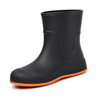Waterproof Lightweight Non-Slip Rain Boots (Short Ankle)