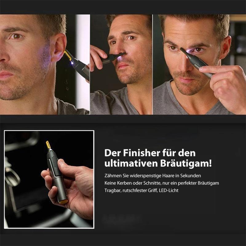 Precision Trimmer with LED Light & Titanium Blades