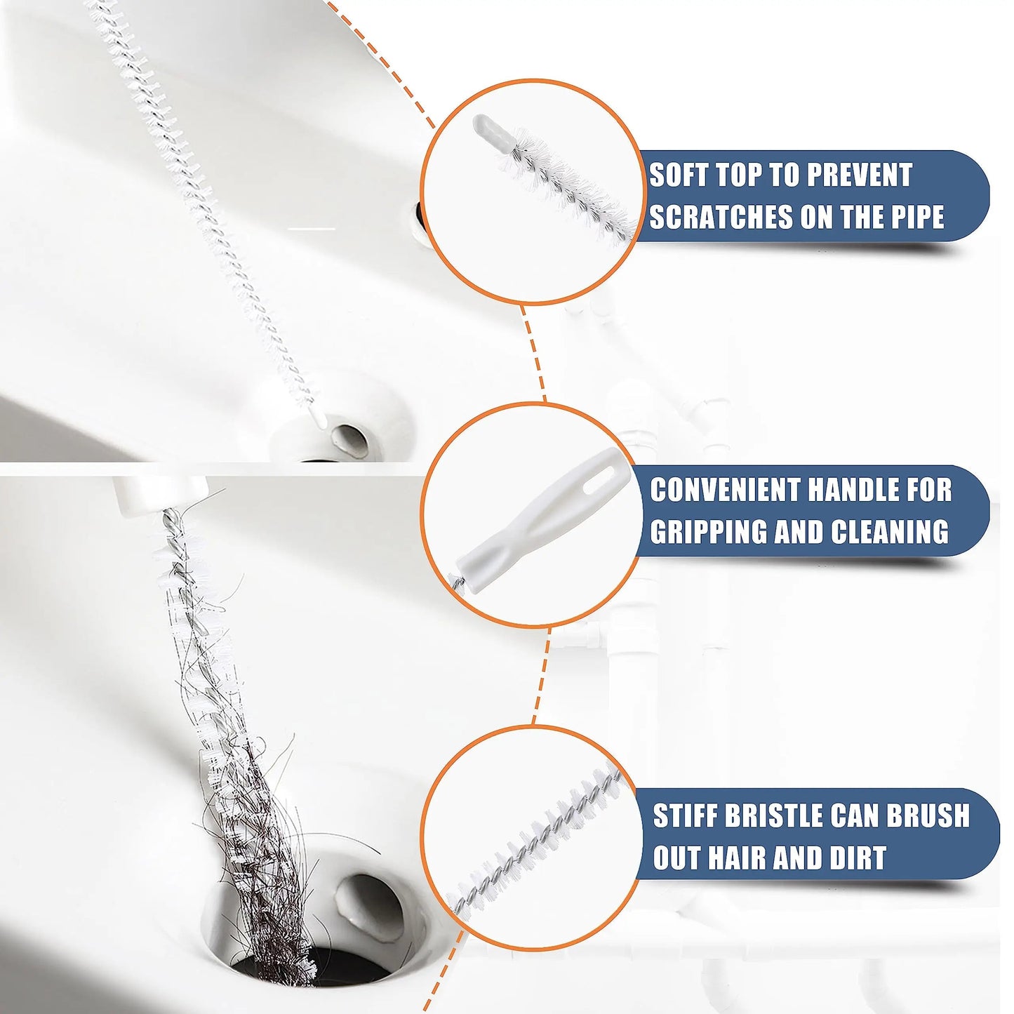 Drain Cleaner Set 9 Pieces