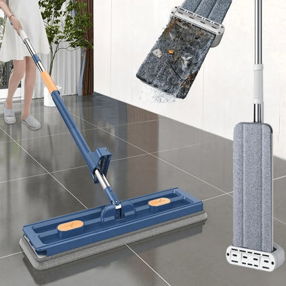 FlatMop 360° Rotating Flat Mop with Bucket