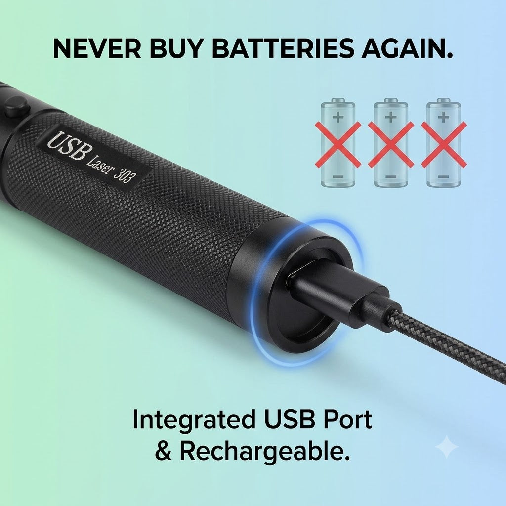 Long Range Laser Pointer Aluminium Adjustable