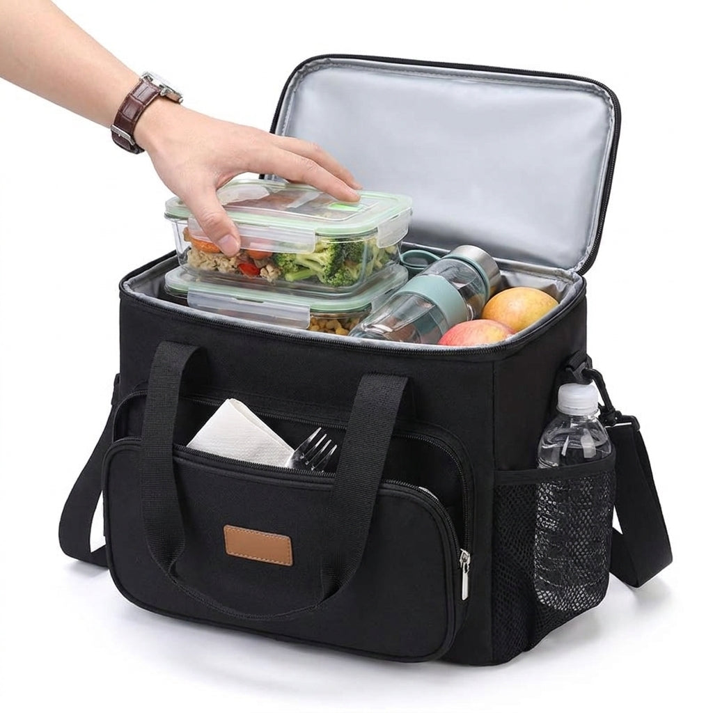 Insulated Lunch Bag with Cooling Function, 15 Liters
