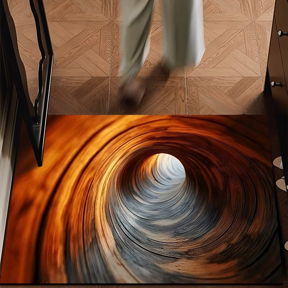 3D Optical Illusion Door Mat – Anti-Slip