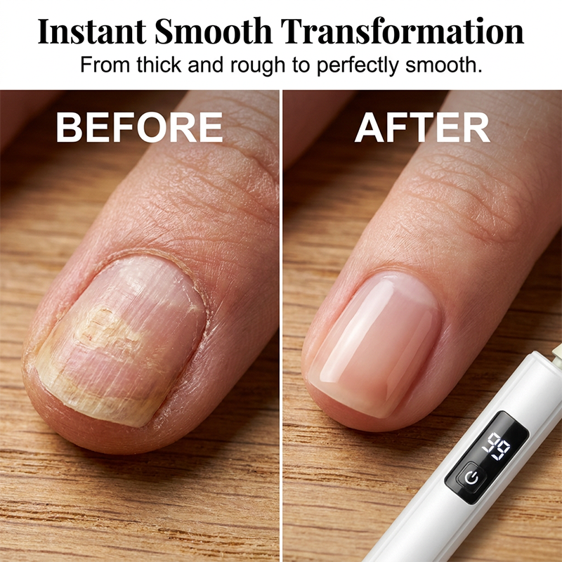 Electric Nail File with 4 Grinding Attachments