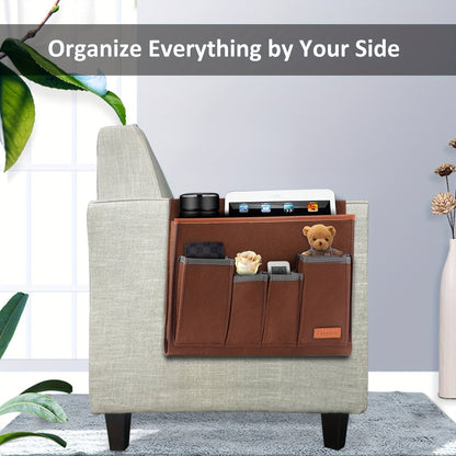 Sofa Armrest Organizer 5 Compartments