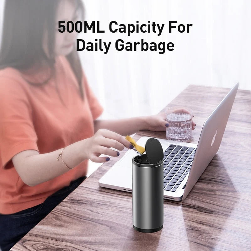 Car trash can for home, office, and desktop