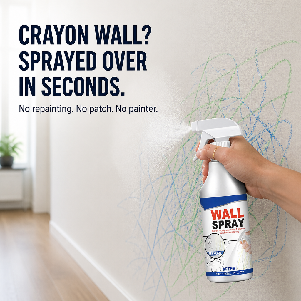 Wall Repair Spray for Scratches & Stains