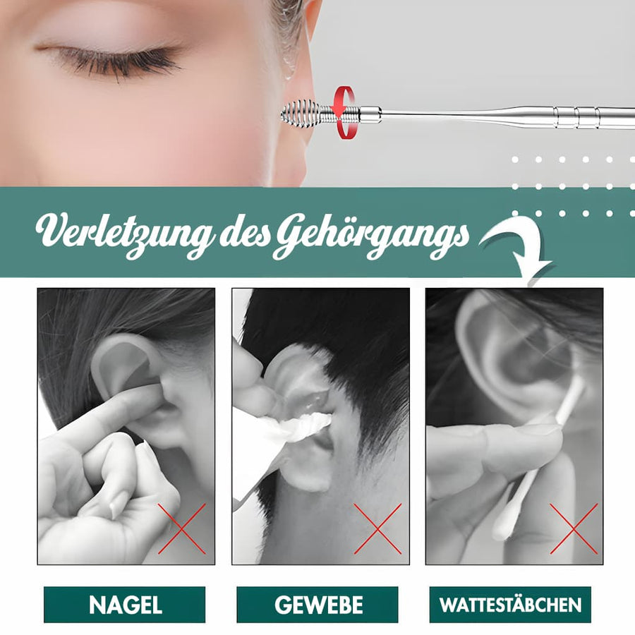WaxOff Ear Care Tool with Spiral