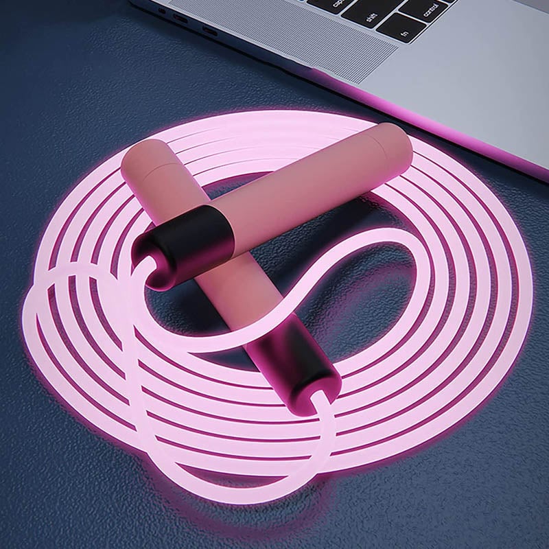 FlashPulse LED Skipping Rope with LED Lights