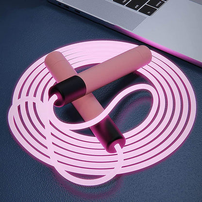 FlashPulse LED Skipping Rope with Ergonomic Handles