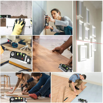 QuickMeasure 4-in-1 Measuring Device with Laser