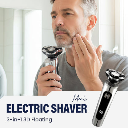 3D Floating 3-in-1 Electric Shaver for Men