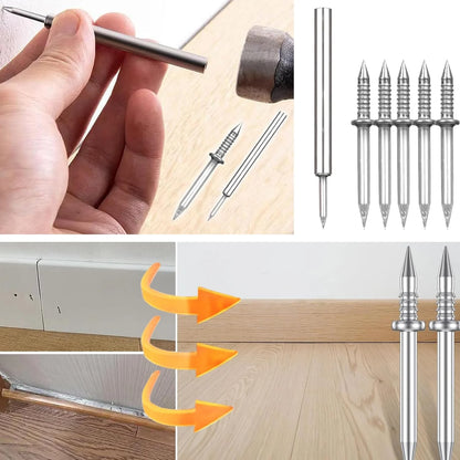 Baseboard Nail Set – Double Head System 100 Pieces