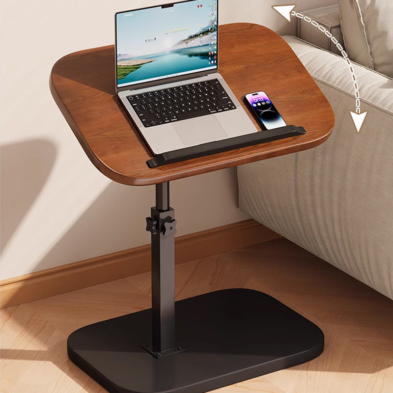 Laptop table with wheels & 360° swivel function, height adjustable