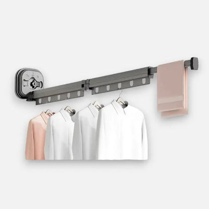 Wall-mounted clothes dryer without drilling for small spaces