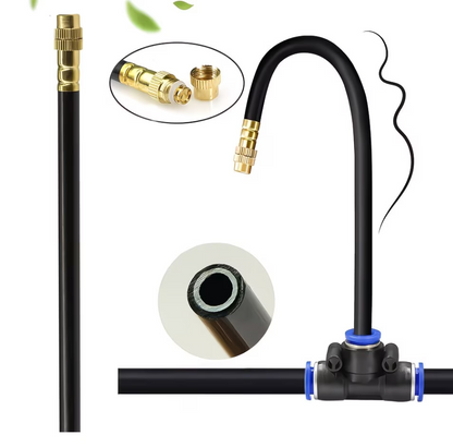 Irrigation kit with hose & valves