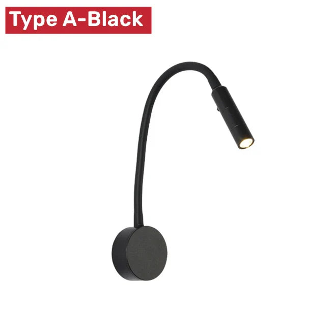 LED Wall Lamp with Swivel Arm & Touch Control