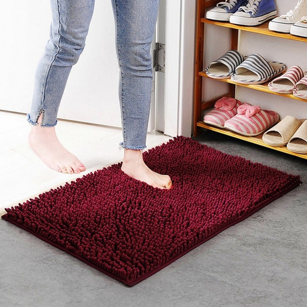 Chenille Bathroom Mat – Ultra Soft & Highly Absorbent