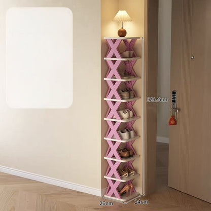 Narrow Shoe Rack Tower