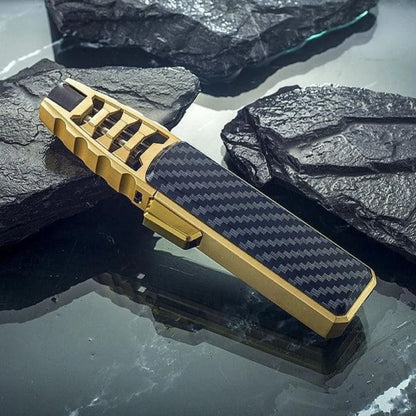 Windproof kitchen torch with gas burner