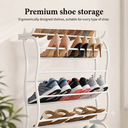 Over-the-Door Shoe Rack – No Drilling Required