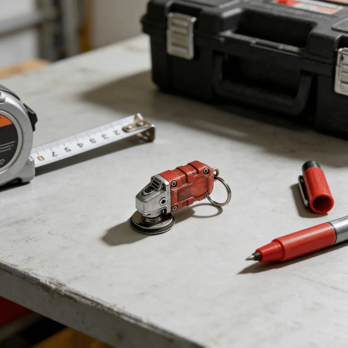 EdgeCraft™ Mini Grinder Keychain — compact, decorative, and always handy