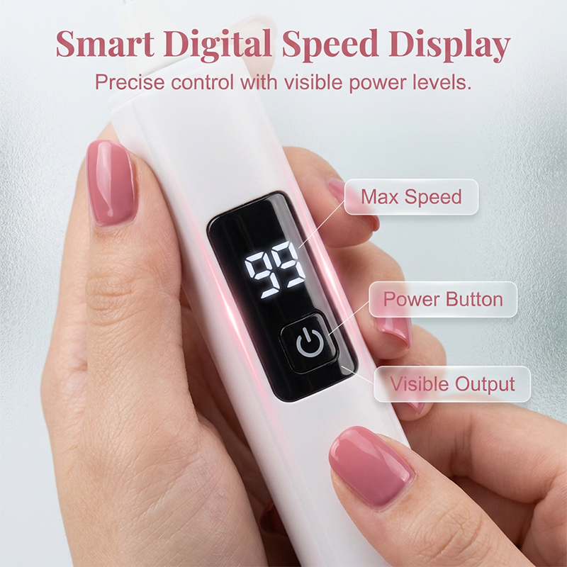 Electric Nail File with 4 Grinding Attachments