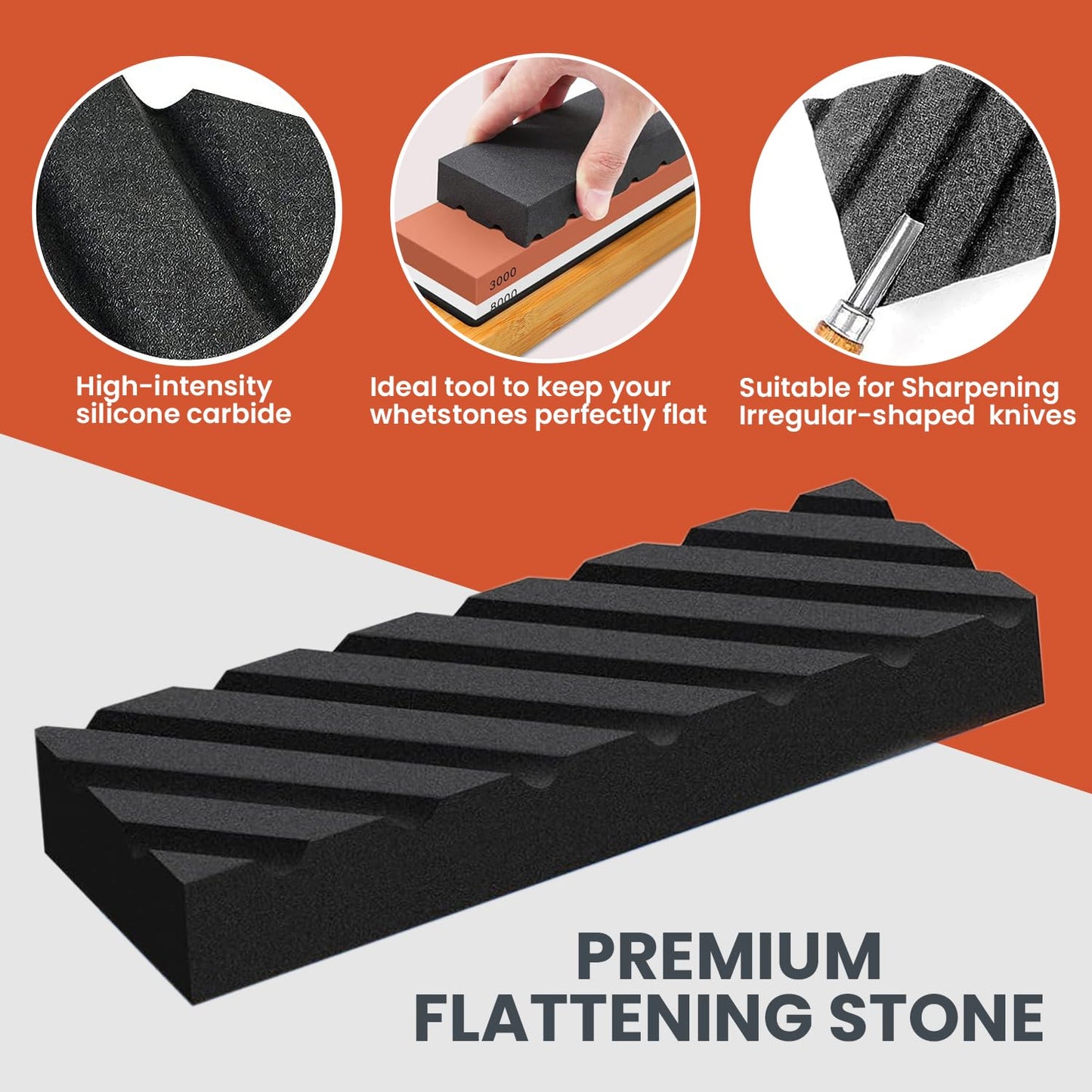 Whetstone Set with 4 Grits and Accessories