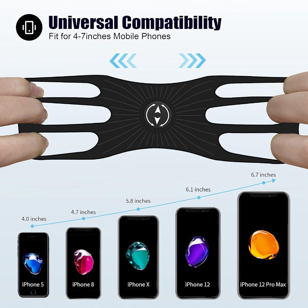 Bicycle Phone Holder 360° Rotatable Removable