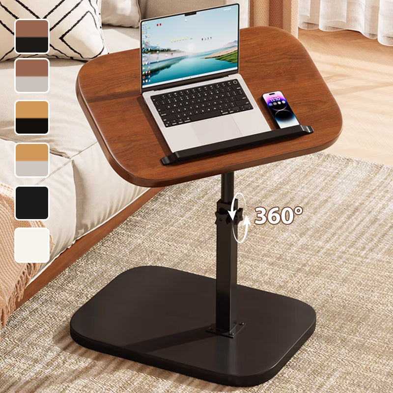 Laptop table with wheels & 360° swivel function, height adjustable
