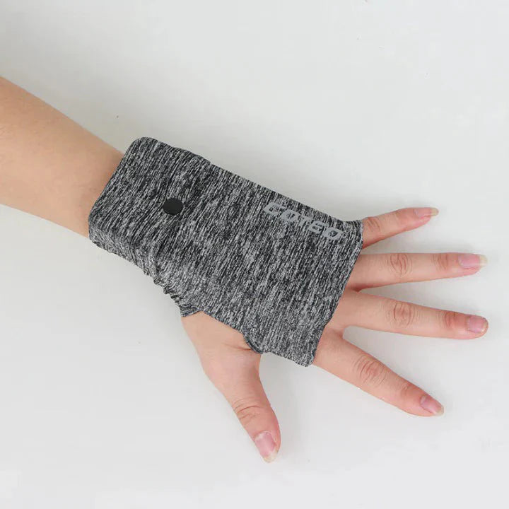 Elastic Wrist Bag for Mobile Phone and Keys