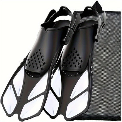 Adjustable Short Snorkeling Fins – Open Heel
