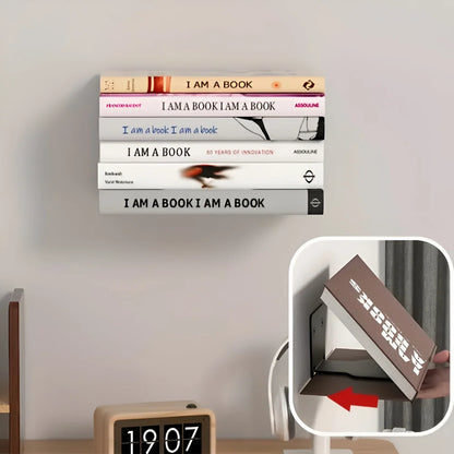 Floating shelf with invisible wall mount