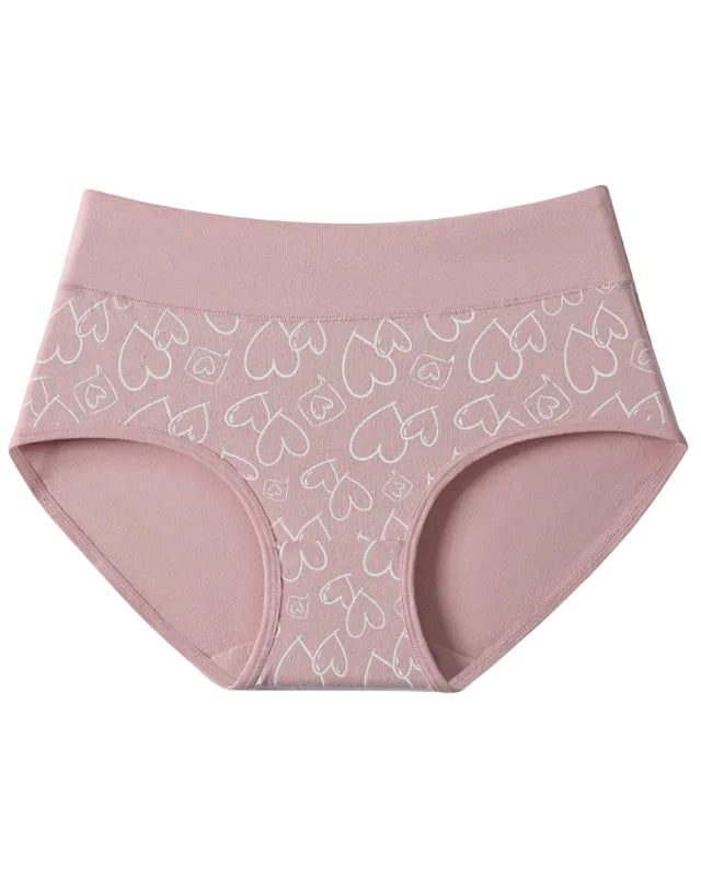 Women's High-Waist Cotton Briefs (6-Pack)