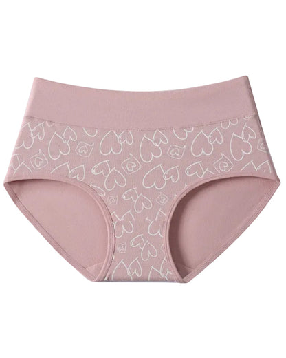 Women's High-Waist Cotton Briefs (6-Pack)